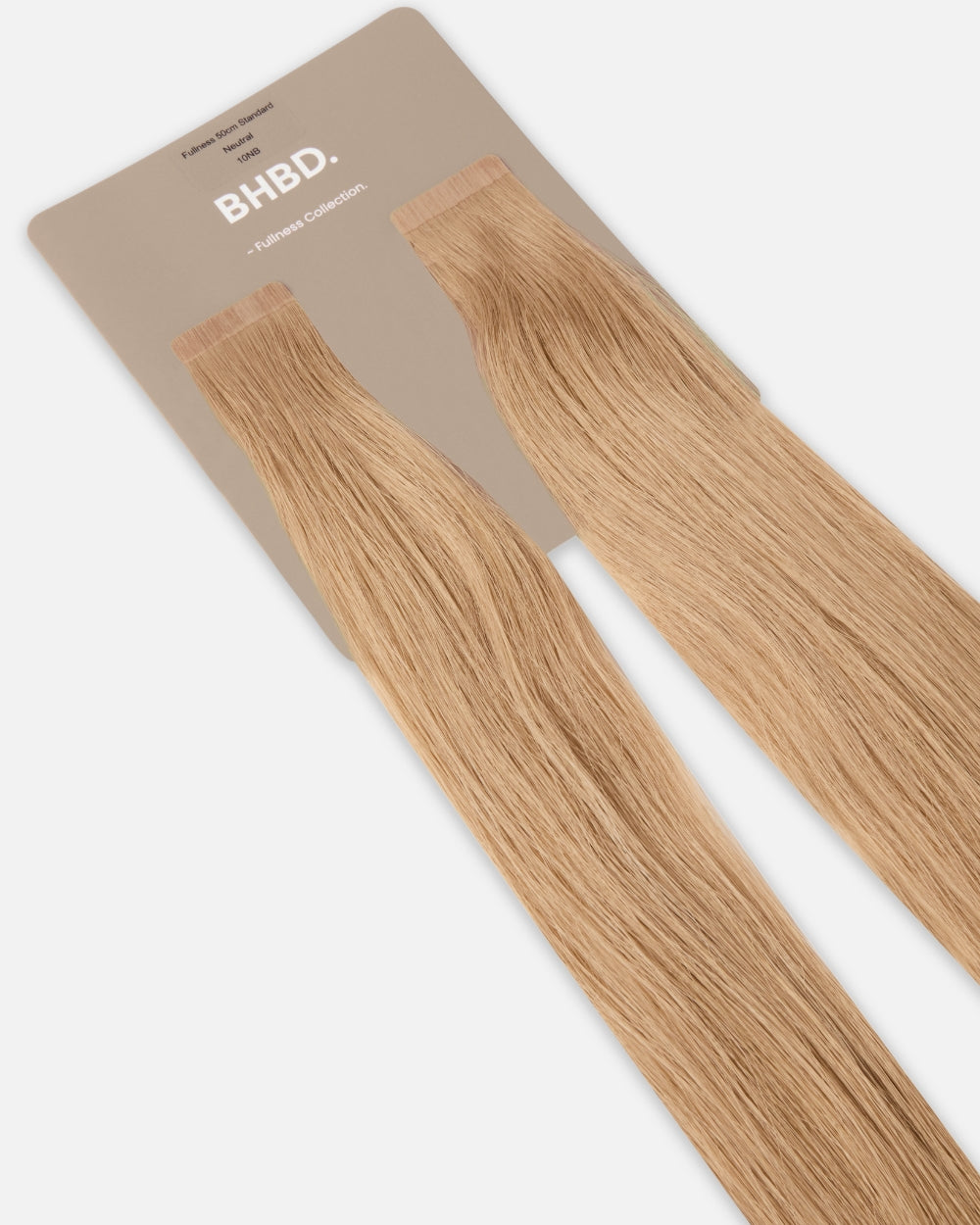 BHBD Fullness 10NB – Remy human hair extensions in light natural beige blonde; adds 10% extra volume; available in 35cm and 50cm. 100% Remy hair, gentle extensions.