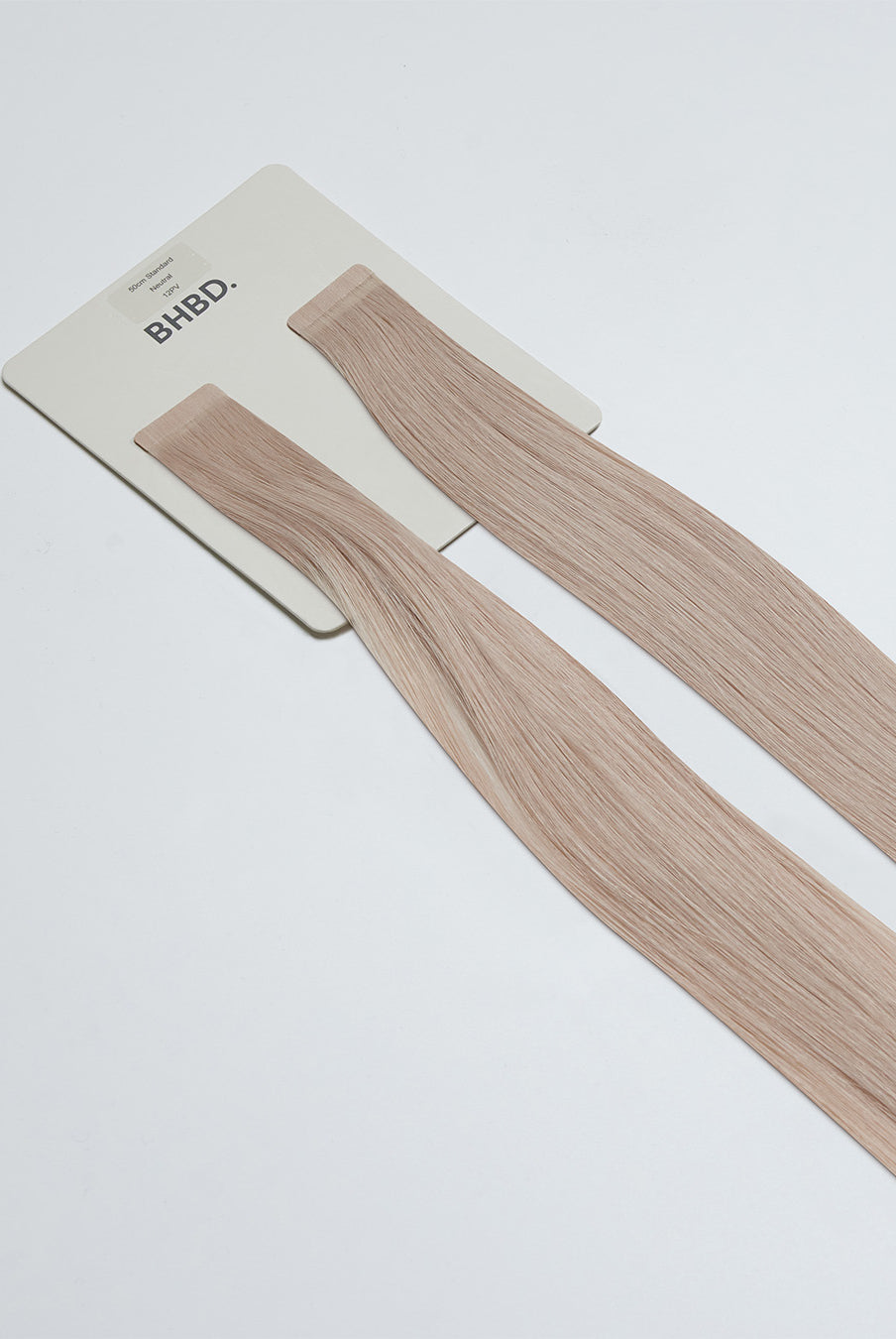 BHBD tape extensions. Color 12PV platinum pearl.