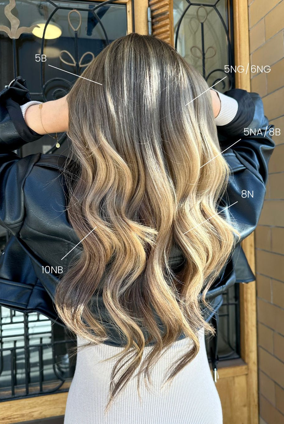 BHBD Tape extensions: 35cm, 50cm, 60cm. Neutral beige Lightest Blonde 100% real hair.