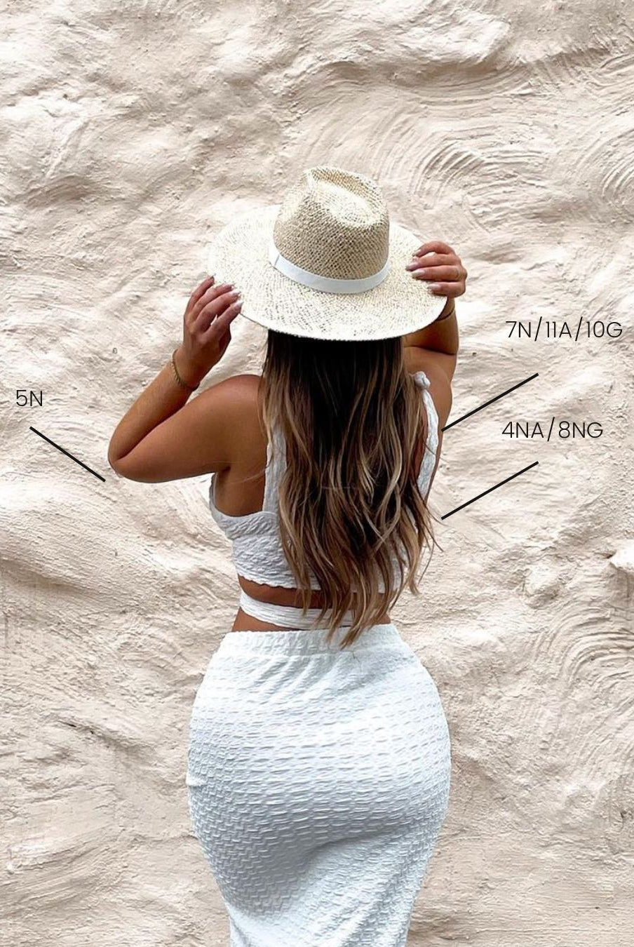 BHBD tape extensions: 35cm, 50cm, 60cm. Light brown neutral 100% real hair.