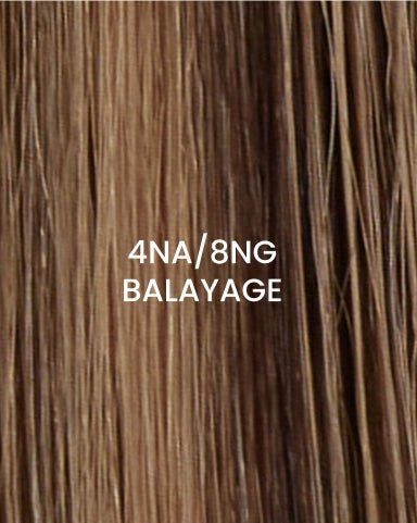 BHBD Fullness 4NA/8NG – Remy human hair extensions in ash brown with golden blonde blend; adds 10% extra volume; available in 35cm and 50cm. 100% Remy hair, gentle extensions.