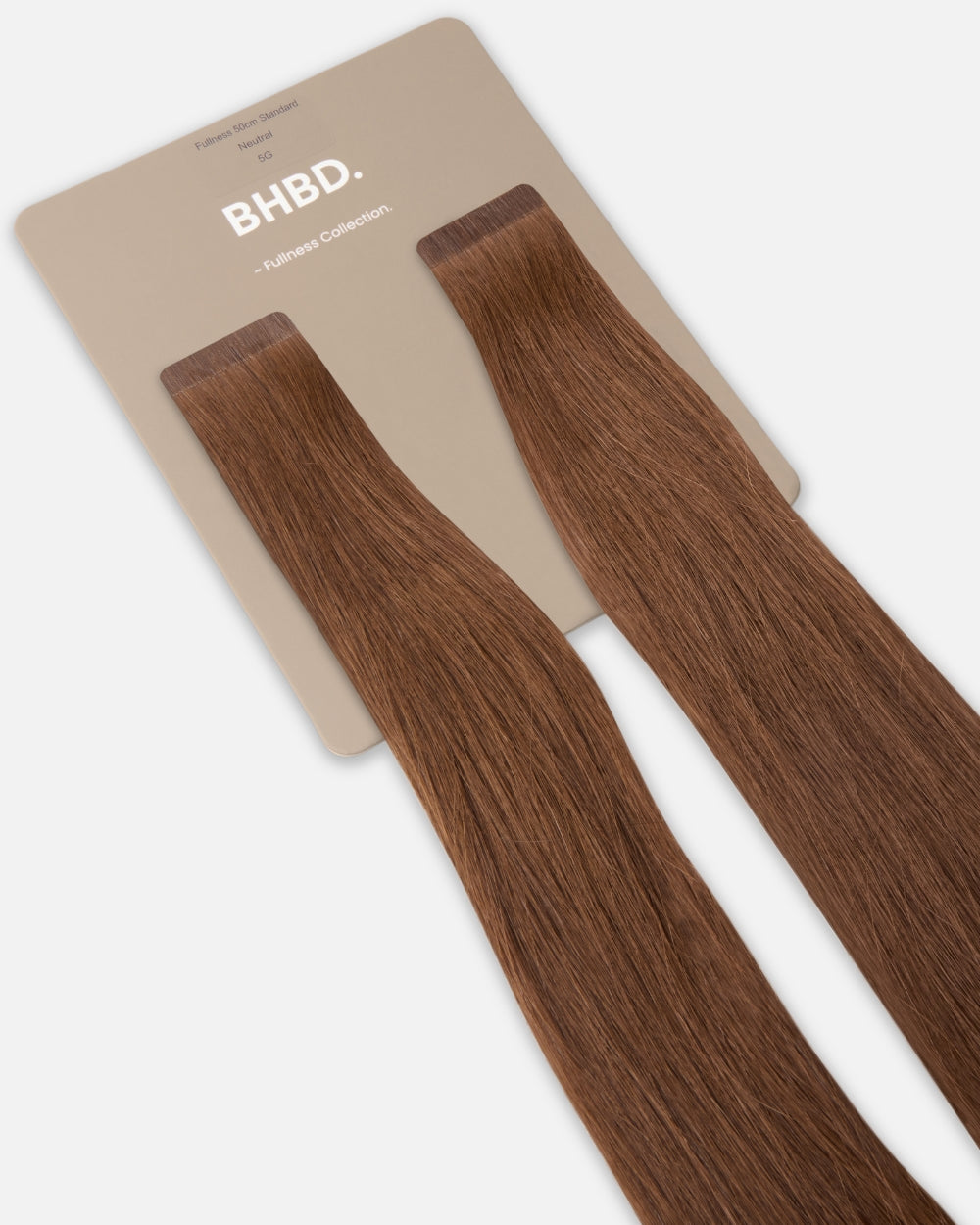 BHBD Fullness 5G – Remy human hair extensions in medium golden brown; adds 10% extra volume; available in 35cm and 50cm. 100% Remy hair, gentle extensions.