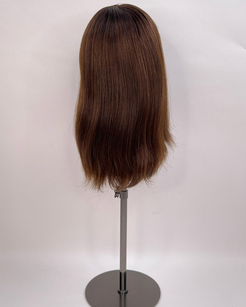 BHBD Paola full lace wig. Short wig in a natural dark brown shade.