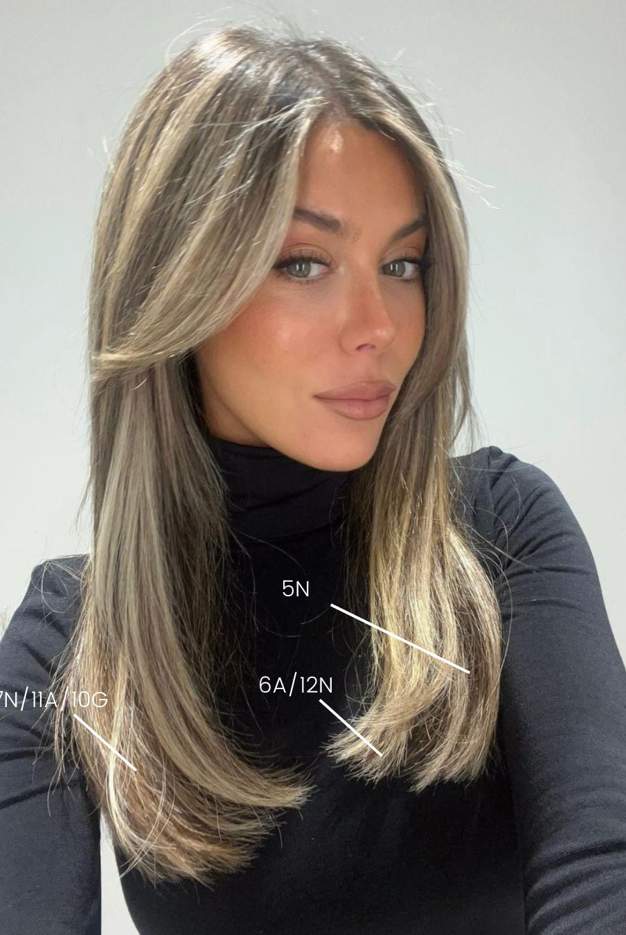 BHBD tape extensions: 35cm,50cm,60cm. Ljus brun neutral 100% äkta hår.