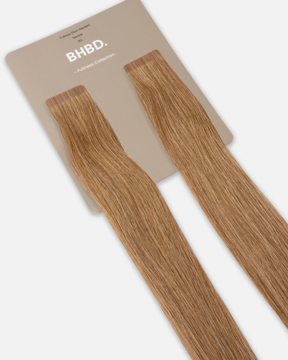 BHBD Fullness 8G – Remy human hair extensions in medium golden blonde; adds 10% extra volume; available in 35cm and 50cm. 100% Remy hair, gentle extensions.