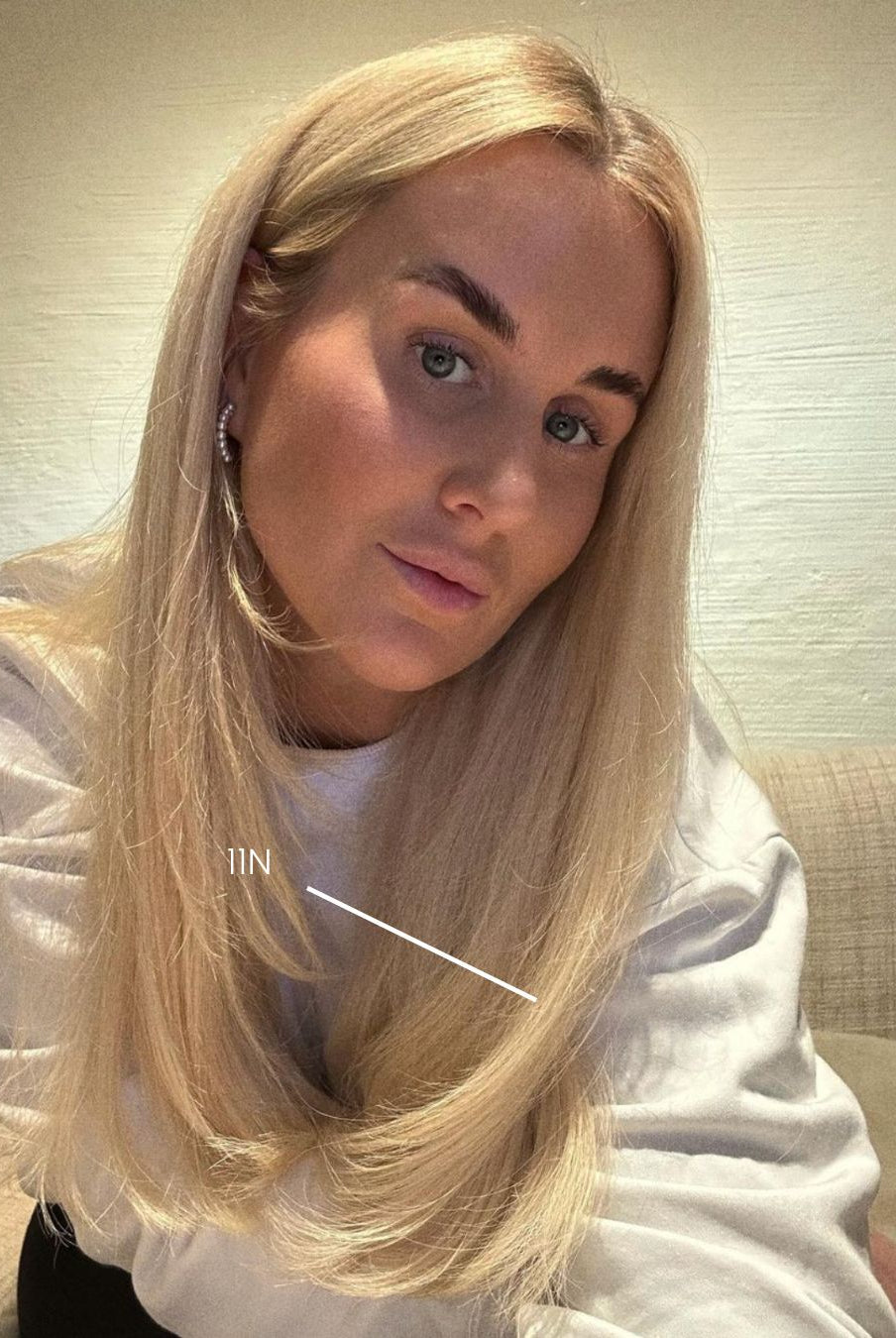 BHBD Tape extensions: 35cm,50cm,60cm. Extrem blond neutral 100% äkta hår.