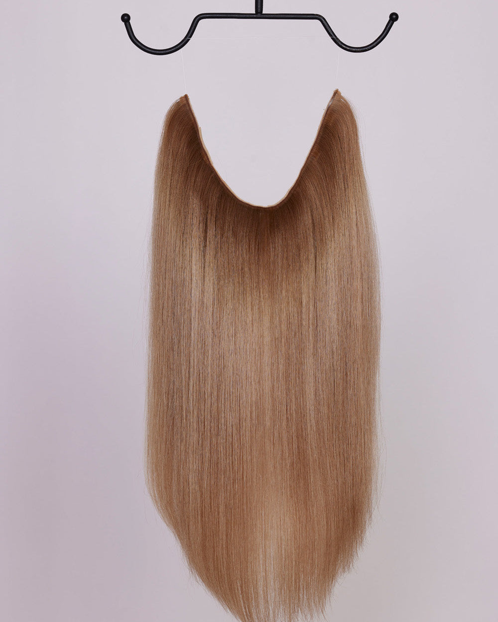 Hairband 8AB/11BP/8P – Halo hair extensions in ash blonde, pearl blonde and pale pearl blonde mix; fuller & longer hair in 60 seconds; 40cm/16 inch. 100% Remy hair, gentle extensions.