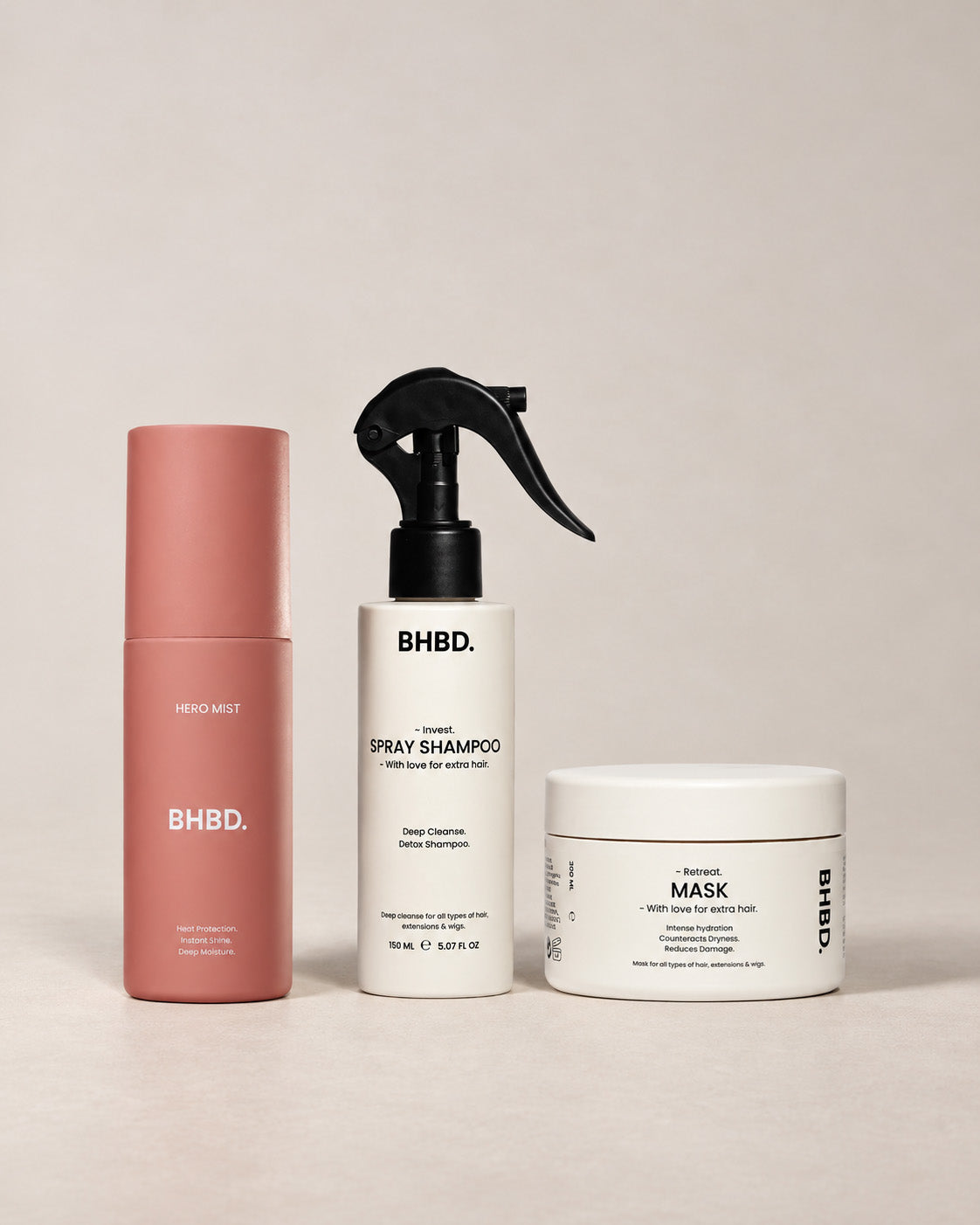 Hero kit: Hero Mist, BHBD Detox Spray schampo, BHBD Mask