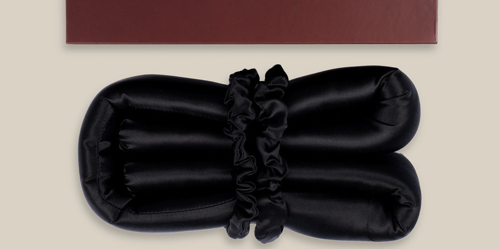 BHBD Heatless Curls – mulberry silk heatless curler kit with 1 curler, 2 scrunchies and 1 hair clip for overnight curls. 100% Remy hair friendly, gentle styling.