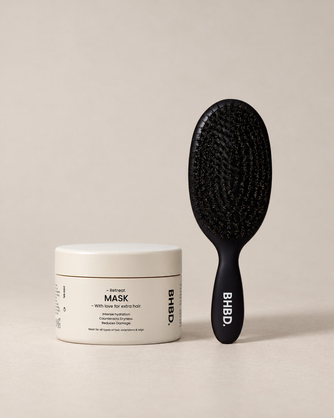 BHBD Mask & Paddle Brush