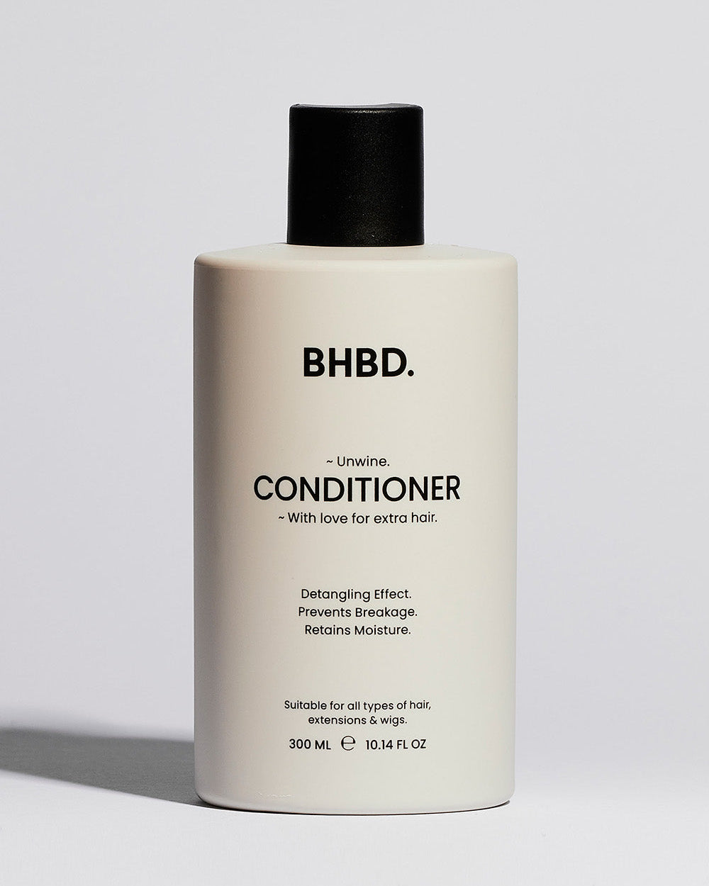 BHBD Conditioner 300ml – sulfate-free, vegan conditioner with sage extract and vitamin B5 for soft, shiny hair.