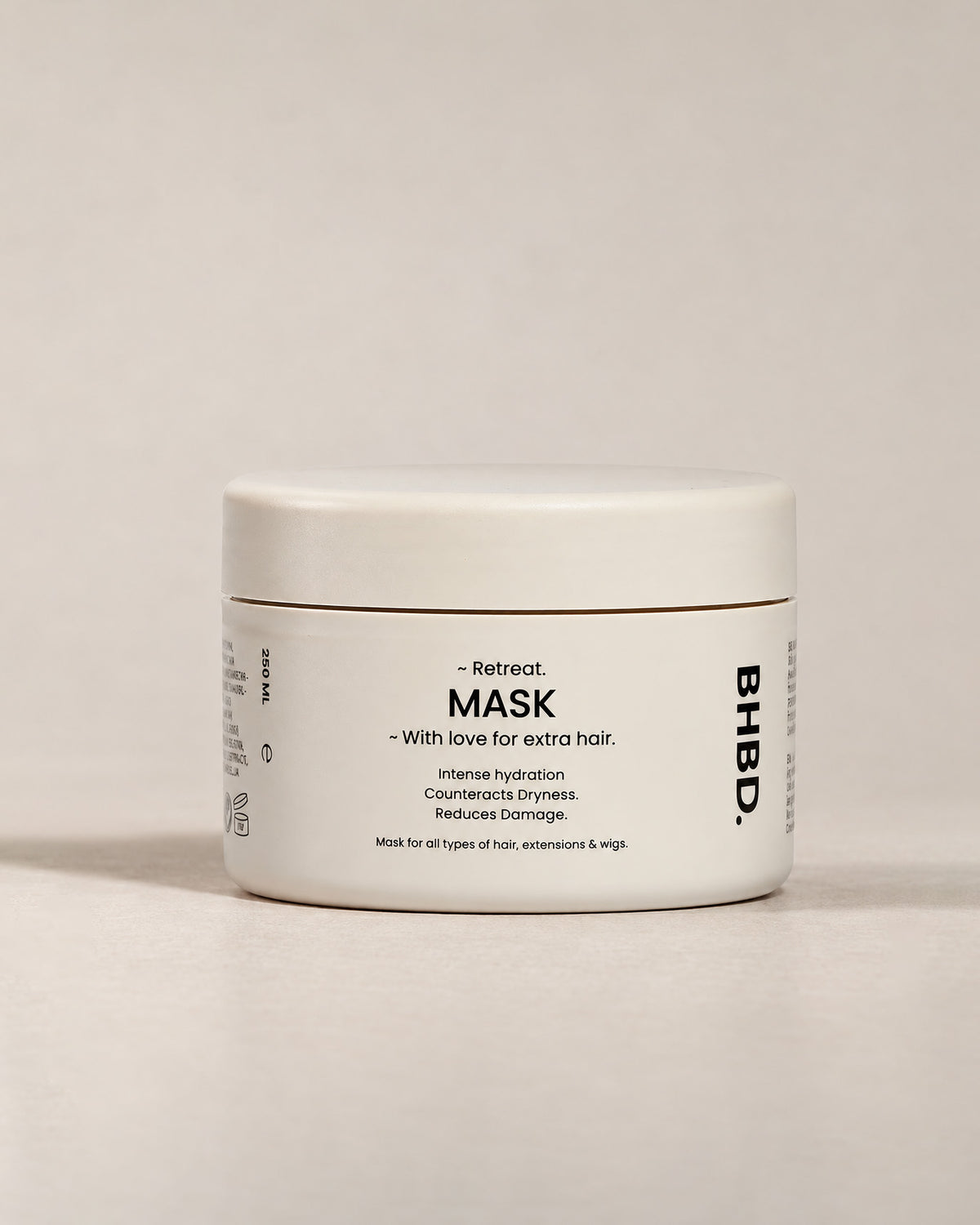 BHBD Mask 250ml – intensive mask for deep hydration and repair.