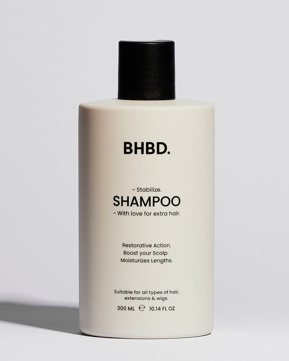 BHBD Shampoo 300ml – gentle cleansing shampoo for strong, manageable and healthy hair.