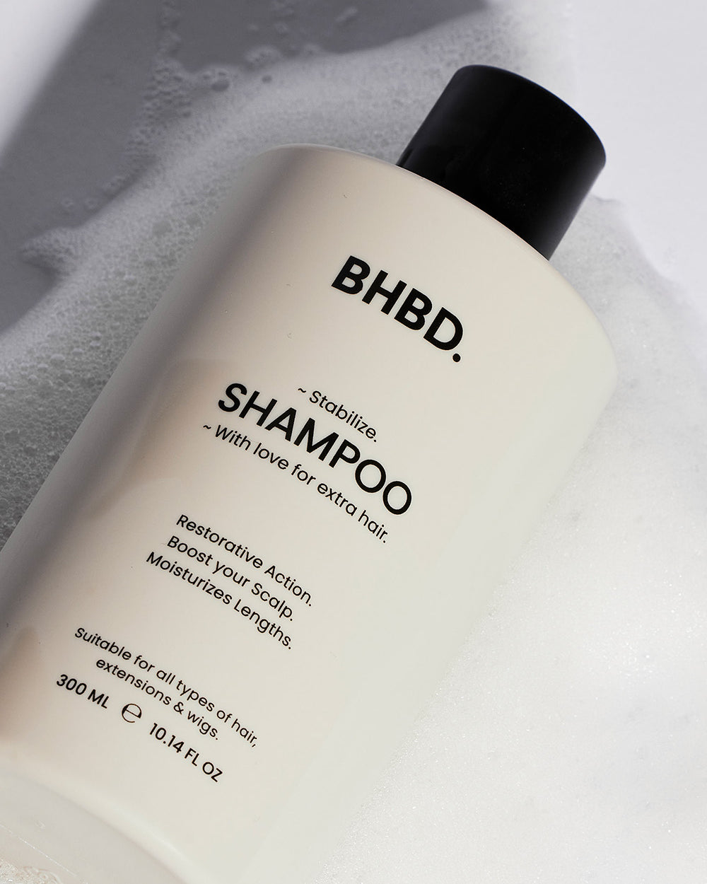 BHBD Shampoo 300ml – nourishing shampoo with antioxidant sage extract and vitamin B5.
