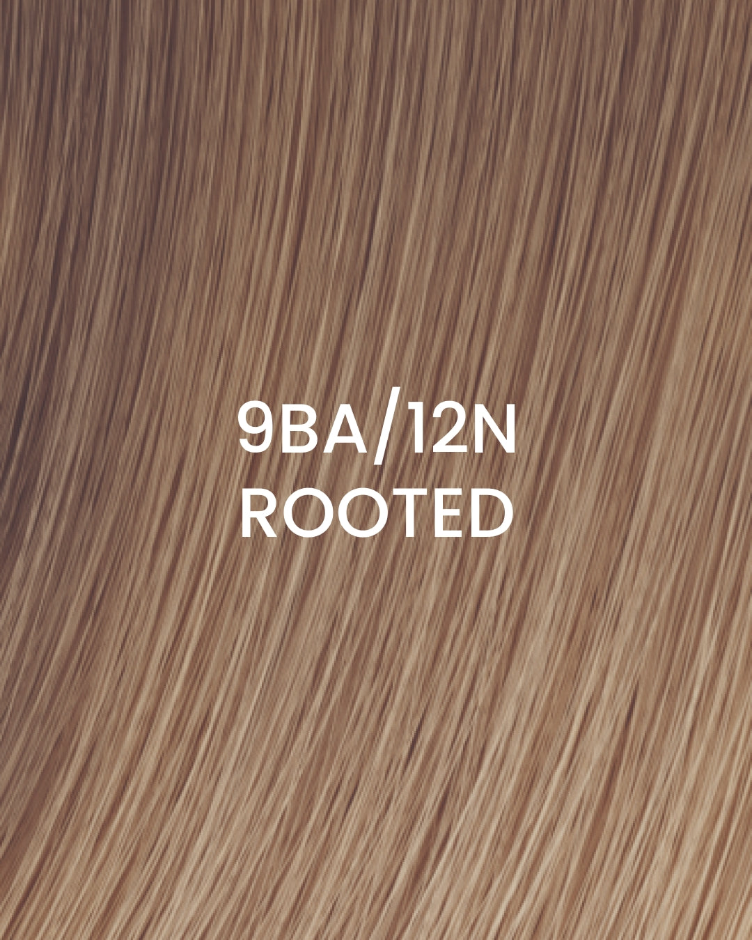 BHBD Weft 9BA/12N Rooted – Remy human hair weft extensions in light ash blonde with natural blonde and a darker root effect; double layer for fullness, applied with micro rings (no sewing); 50cm length, 25cm wide, 46g per pack. 100% Remy hair, gentle extensions.