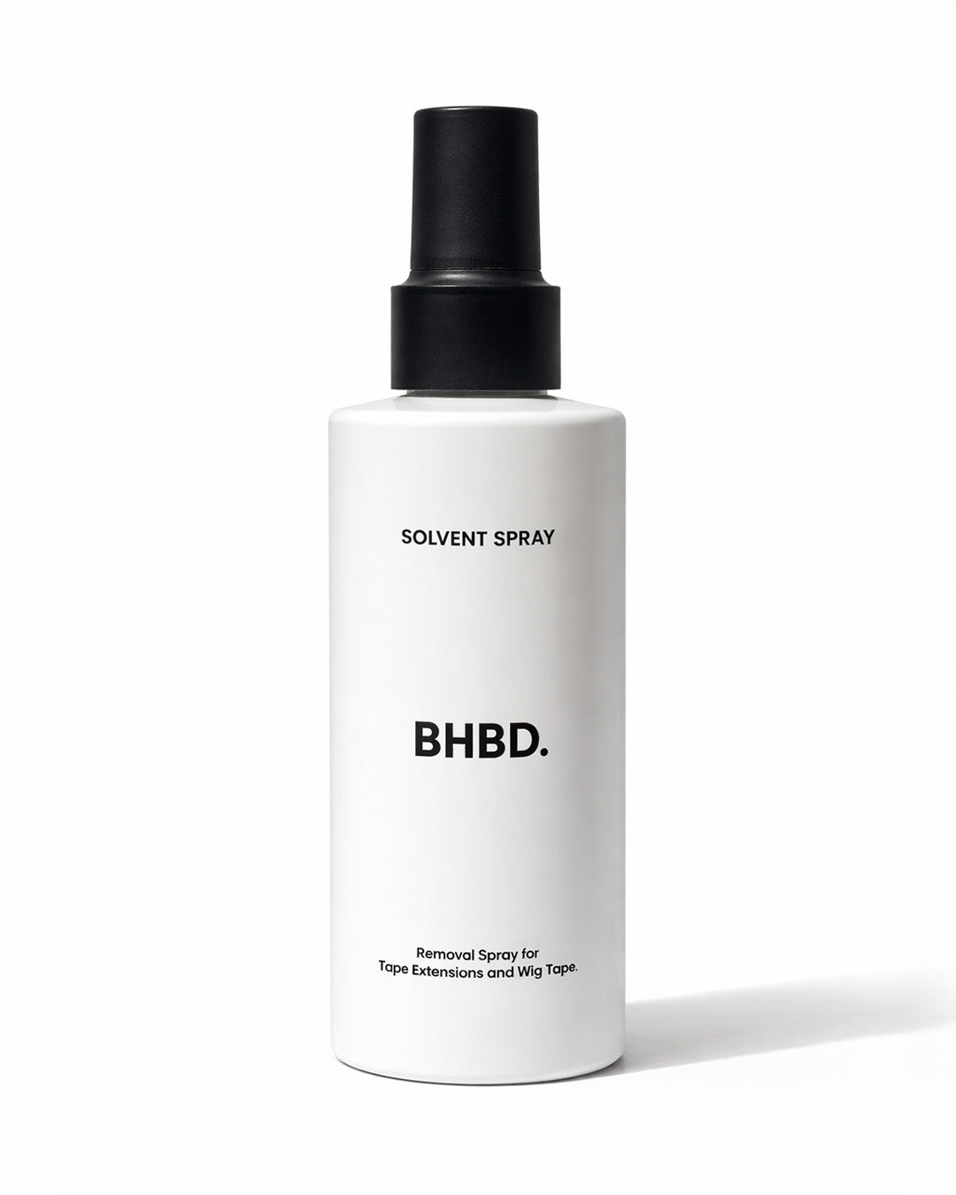 Bottle of BHB.D. solvent spray on a white background