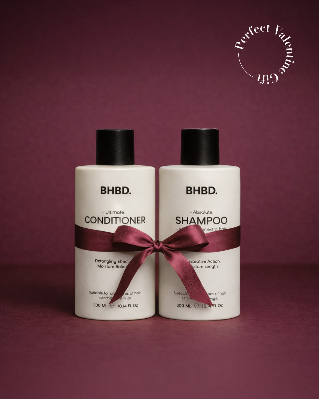 BHBD hair care essential kit. Includes shampoo and conditioner.
