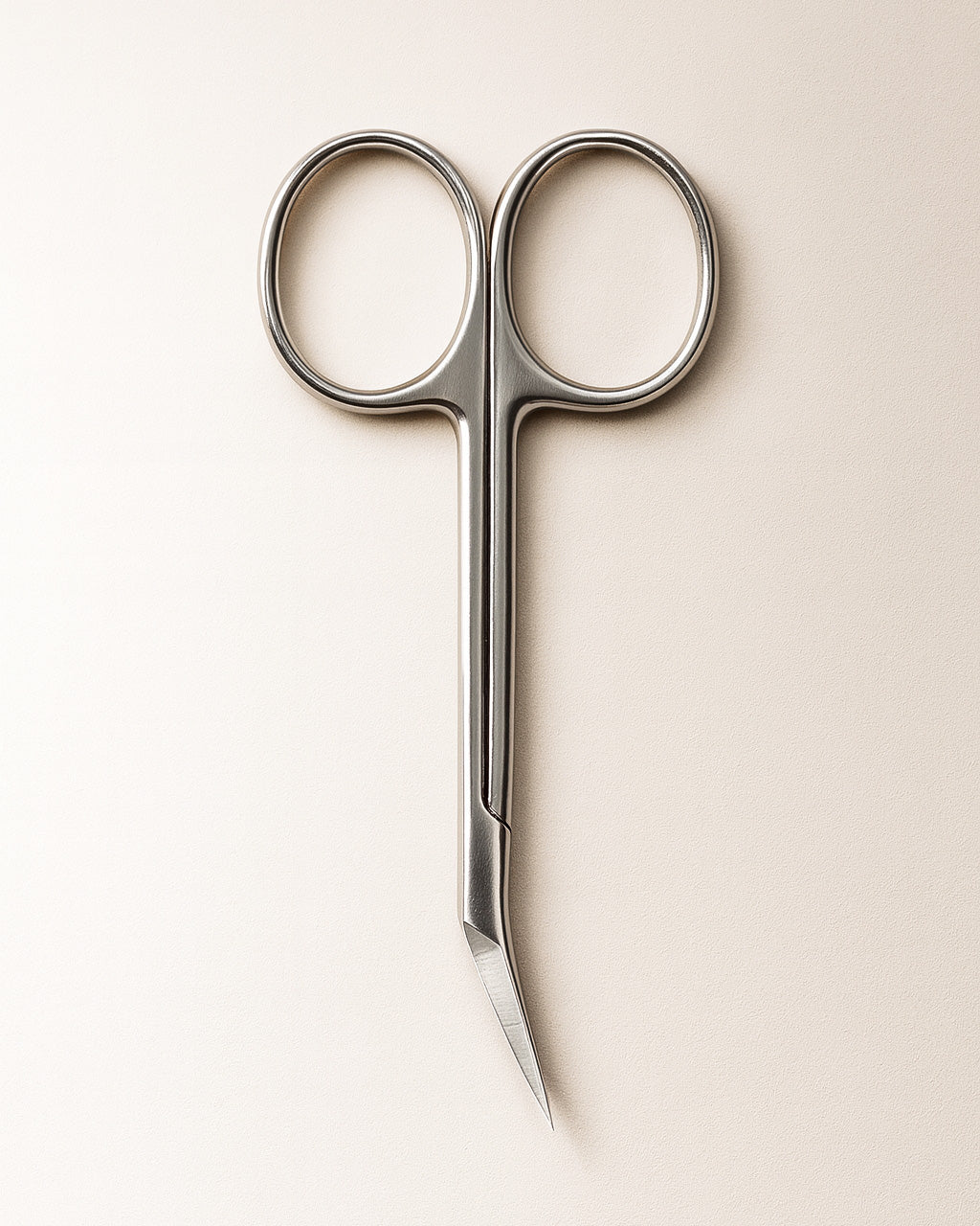 closed wig lace scissor on white background