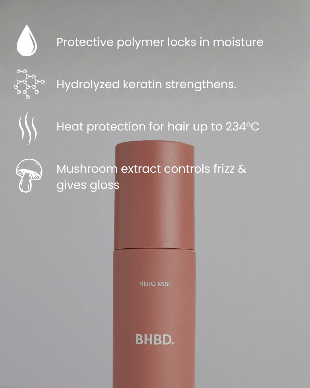 Hero Mist | Leave-in conditioner spray & Heat protection | BHBD