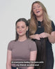 Tutorial video on how to apply hair topper and how to style it