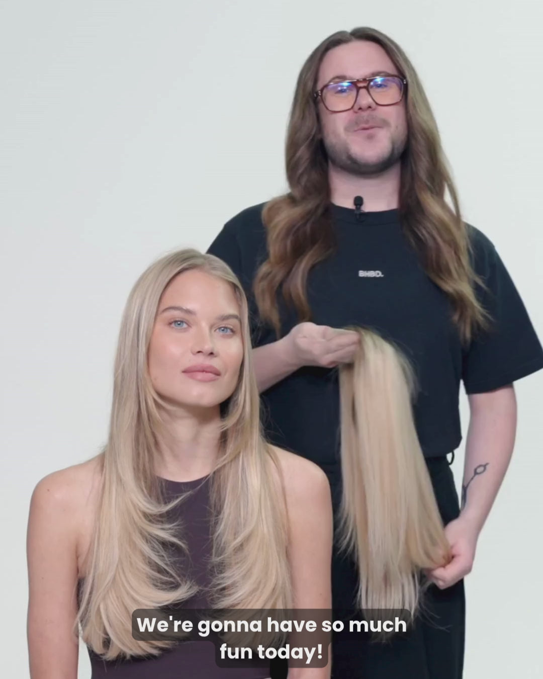 Tutorial video on how to apply hair topper and how to style it