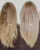 before and after result video of shine tone cool beige
